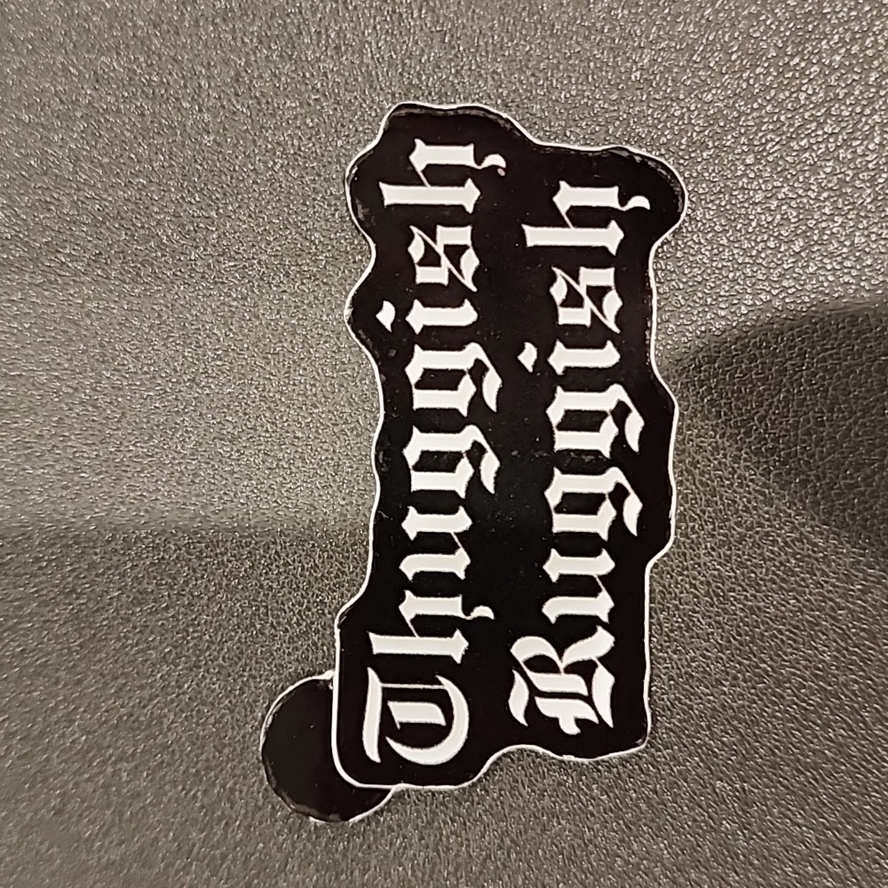 Thuggish Ruggish die-cut vinyl sticker